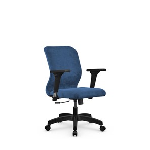Кресло компьютерное SU-Mr-4/подл.200/осн.001 светло-синий в Челябинске - предосмотр