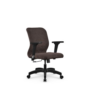 Офисное кресло SU-Mr-4/подл.200/осн.001 темно-коричневый в Челябинске - предосмотр