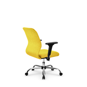 Кресло компьютерное SU-Mr-4/подл.200/осн.006 желтый в Челябинске - предосмотр 1