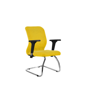 Офисное кресло SU-Mr-4/подл.200/осн.007 желтый в Магнитогорске