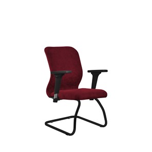 Кресло офисное SU-Mr-4/подл.200/осн.008 красный в Копейске