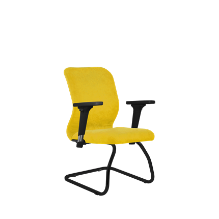 Кресло SU-Mr-4/подл.200/осн.008 желтый в Челябинске - изображение