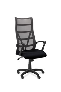 Офисное кресло Топ, сетка/ткань TW / черная/ серая в Миассе