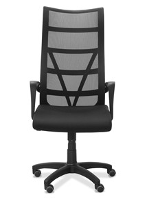 Кресло офисное Топ, сетка/ткань TW / черная/синяя в Миассе - предосмотр 1