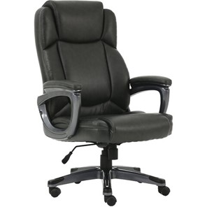 Кресло офисное Brabix Premium Favorite EX-577 (пружинный блок, рециклированная кожа, серое) 531935 в Магнитогорске