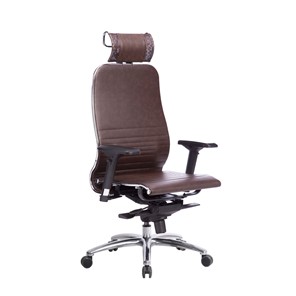 Кресло офисное Samurai K-3.04 темно-коричневый в Златоусте