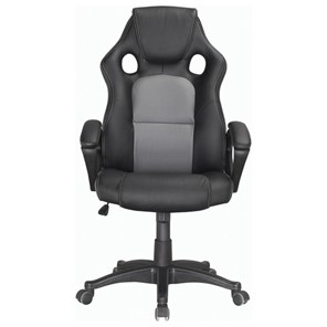 Кресло офисное Brabix Rider Plus EX-544 КОМФОРТ (экокожа, черное/серое) 531582 в Златоусте