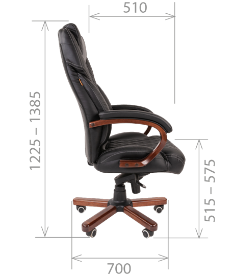 Кресло CHAIRMAN 406, коричневый в Копейске - изображение 5