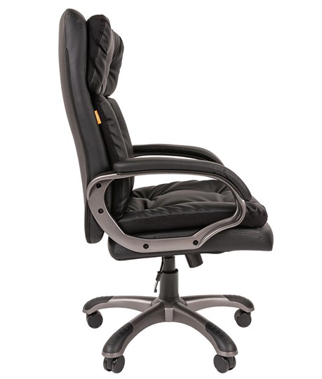 Кресло компьютерное CHAIRMAN 442 Экокожа черная в Копейске - изображение 3