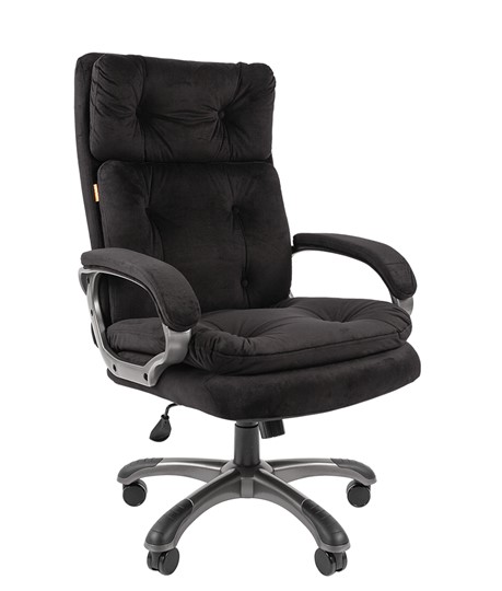 Кресло компьютерное CHAIRMAN 442 ткань черный в Миассе - изображение 1