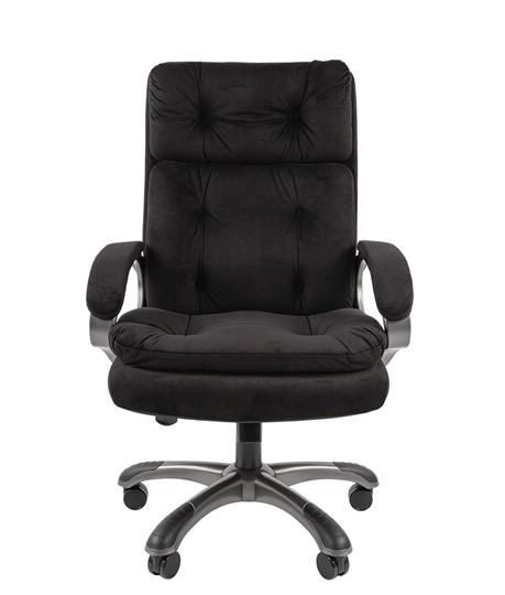 Кресло компьютерное CHAIRMAN 442 ткань черный в Миассе - изображение 2