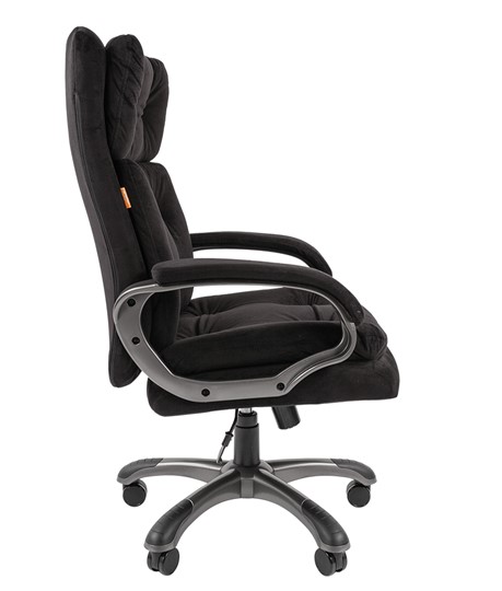 Кресло компьютерное CHAIRMAN 442 ткань черный в Миассе - изображение 3