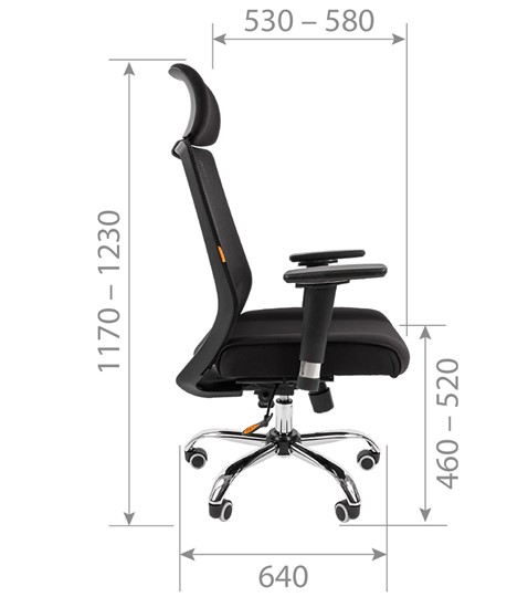 Компьютерное кресло CHAIRMAN 555 LUX в Миассе - изображение 5