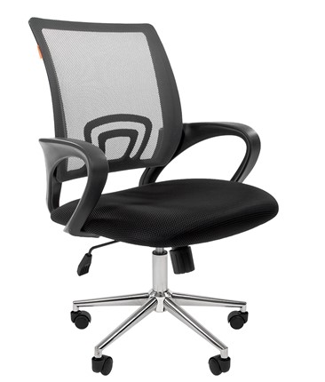 Компьютерное кресло CHAIRMAN 696 CHROME Сетка TW-04 (серый) в Миассе - изображение