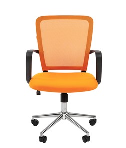 Компьютерное кресло CHAIRMAN 698 CHROME new Сетка TW-66 (оранжевый) в Челябинске - предосмотр 2