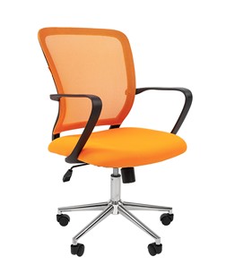 Компьютерное кресло CHAIRMAN 698 CHROME new Сетка TW-66 (оранжевый) в Магнитогорске