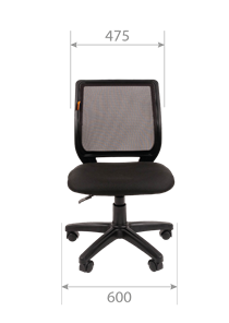 Компьютерное кресло CHAIRMAN 699 Б/Л Сетка TW-66 (оранжевый) в Челябинске - предосмотр 4