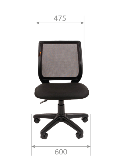 Компьютерное кресло CHAIRMAN 699 Б/Л Сетка TW-66 (оранжевый) в Копейске - изображение 4