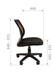 Компьютерное кресло CHAIRMAN 699 Б/Л Сетка TW-66 (оранжевый) в Копейске - предосмотр 5