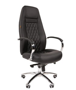 Офисное кресло CHAIRMAN 950 Экокожа черная в Копейске - предосмотр 1