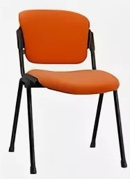 Офисное кресло ERA BLACK оранжевый в Магнитогорске