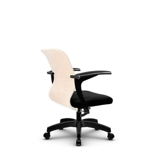 Компьютерное кресло SU-M-4/подл.160/осн.001, Бежевый/Черный в Челябинске - изображение 2