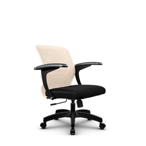 Компьютерное кресло SU-M-4/подл.160/осн.001, Бежевый/Черный в Копейске