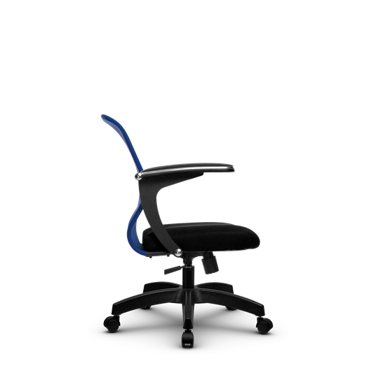 Компьютерное кресло SU-M-4/подл.160/осн.001, Синий/Черный в Челябинске - изображение 1