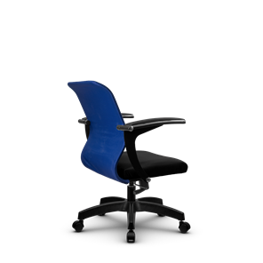 Компьютерное кресло SU-M-4/подл.160/осн.001, Синий/Черный в Челябинске - предосмотр 2