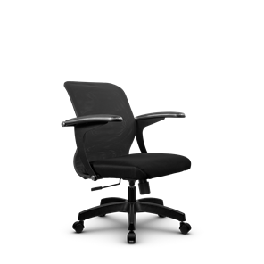 Кресло SU-M-4/подл.160/осн.001, Темно-серый/Черный в Челябинске