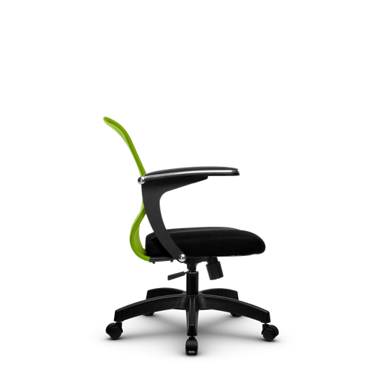 Кресло офисное SU-M-4/подл.160/осн.001, Зеленый/Черный в Миассе - изображение 1