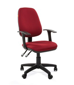 Кресло офисное CHAIRMAN 661 Ткань стандарт 15-11 красная в Челябинске
