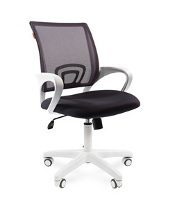 Компьютерное кресло CHAIRMAN 696 white, tw12-tw04 серый в Миассе