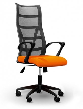 Компьютерное кресло 5600, оранж/черное в Челябинске - изображение