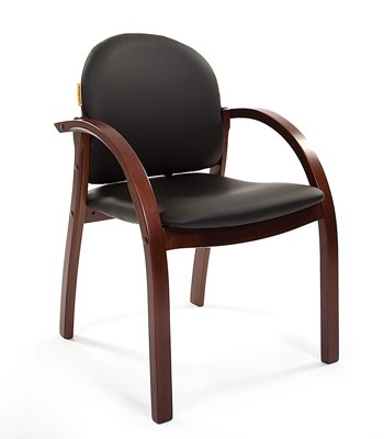Кресло компьютерное CHAIRMAN 659 Экокожа черная в Миассе - изображение