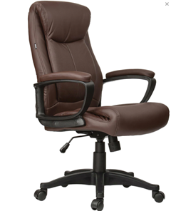 Кресло офисное BRABIX "Enter EX-511", экокожа, коричневое, 531163 в Челябинске - предосмотр