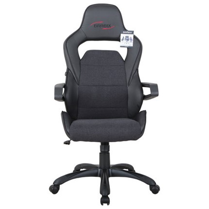 Офисное кресло Brabix Nitro GM-001 (ткань, экокожа, черное) 531817 в Магнитогорске - изображение