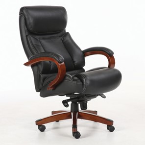 Офисное кресло Brabix Premium Infinity EX-707 (дерево, натуральная кожа, черное) 531826 в Челябинске - предосмотр