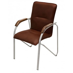 Офисный стул Самба СРП-036 бриллиант коричневый/орех в Миассе