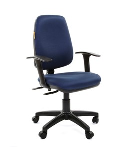 Кресло компьютерное CHAIRMAN 661 Ткань стандарт 15-03 синяя в Златоусте