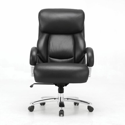Офисное кресло Brabix Premium Pride HD-100 (натуральная кожа, черное) 531940 в Миассе - изображение