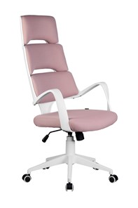 Кресло компьютерное Riva Chair SAKURA (Розовый/белый) в Челябинске