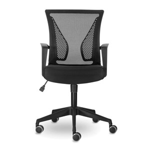 Офисное кресло Brabix Wings MG-309 (пластик черный, сетка, черное) 532015 в Челябинске - предосмотр