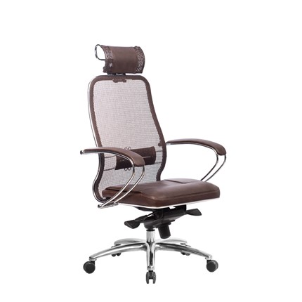 Офисное кресло Samurai SL-2.04, темно-коричневый в Миассе - изображение