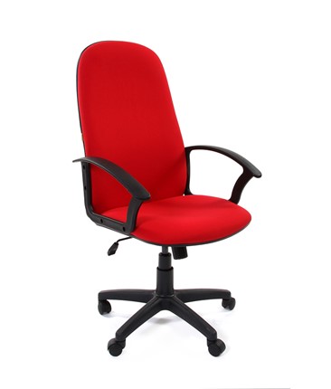 Кресло компьютерное CHAIRMAN 289, ткань, цвет красный в Челябинске - изображение