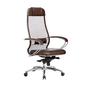 Офисное кресло Метта Samurai SL-1.04, темно-коричневый в Миассе