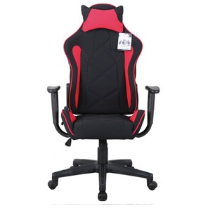 Компьютерное кресло Brabix GT Racer GM-100 (подушка, ткань, черное/красное) 531820 в Магнитогорске
