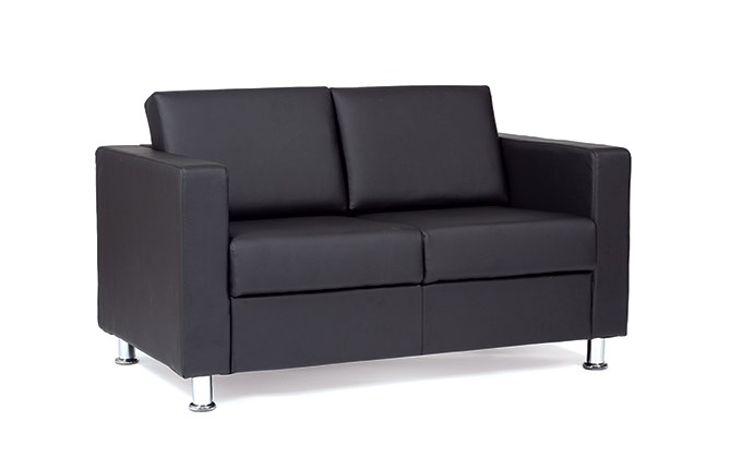 Прямой диван Симпл двухместный, экокожа в Миассе - изображение 1
