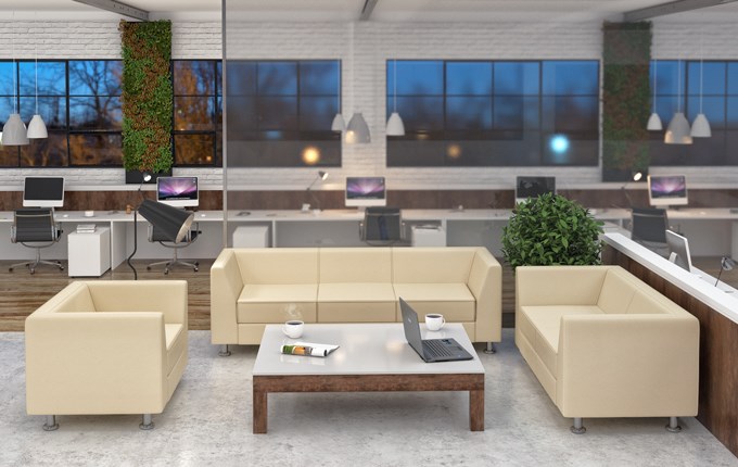 Офисный прямой диван Дерби трехместный в Златоусте - изображение 4