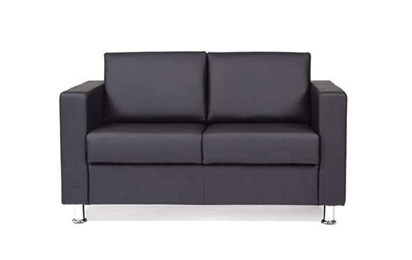 Прямой диван Симпл двухместный, экокожа в Копейске - изображение